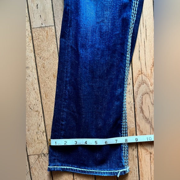 Rock Revival Women's 27 Serena Easy Boot Blue Denim Jeans Pants buckle - Picture 14 of 15